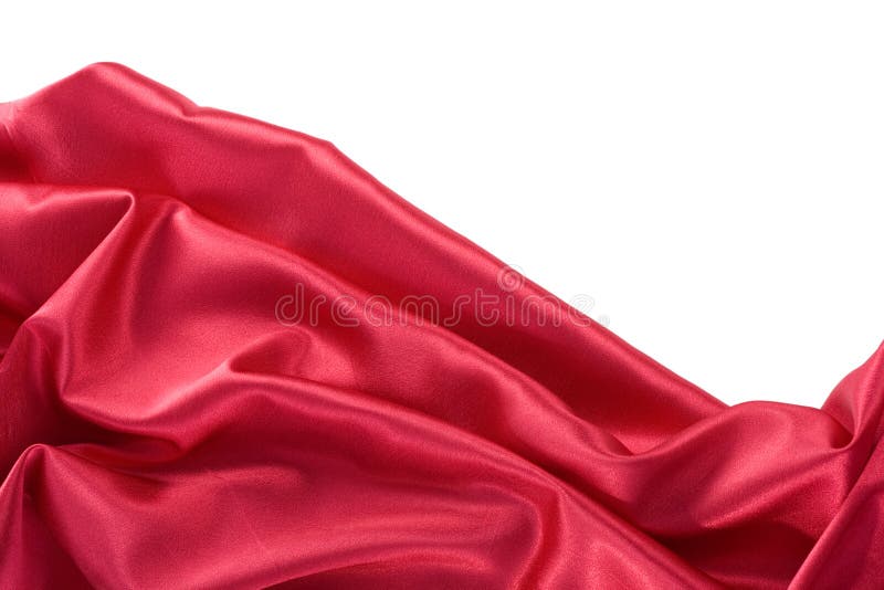 Smooth elegant red silk