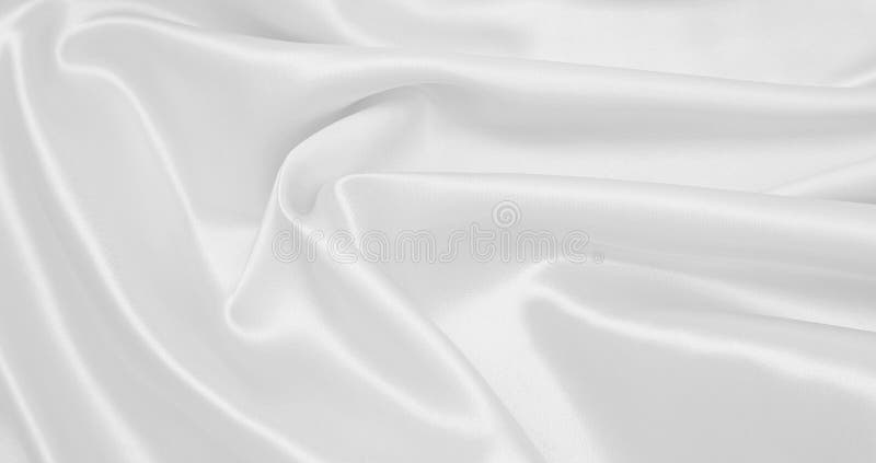 Smooth Elegant White Silk Or Satin Luxury Cloth Texture As Wedding 