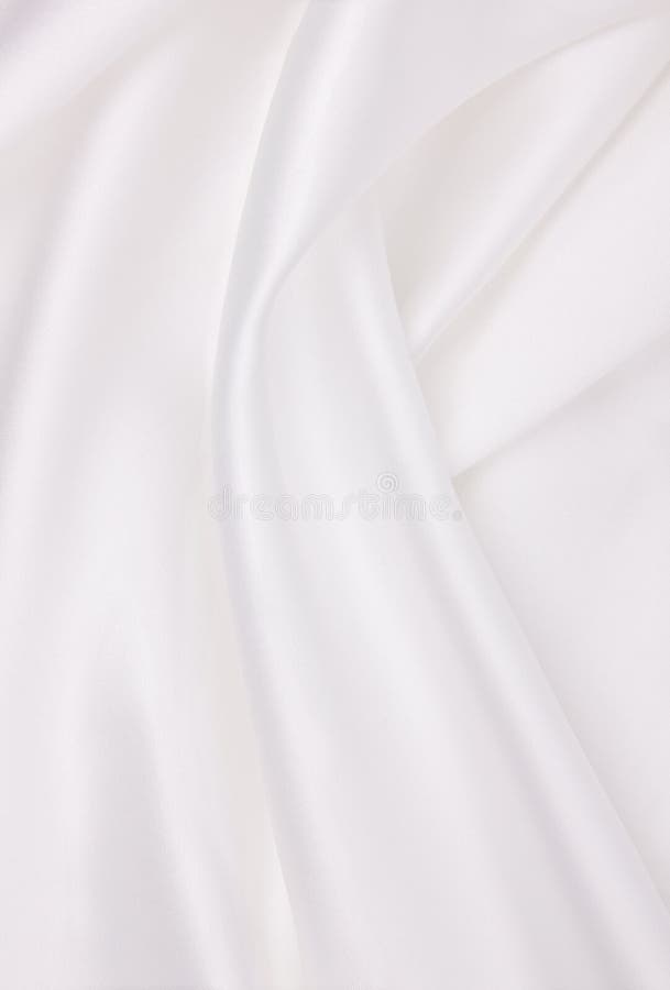 Smooth Elegant White Silk Or Satin Luxury Cloth Texture As Wedding 