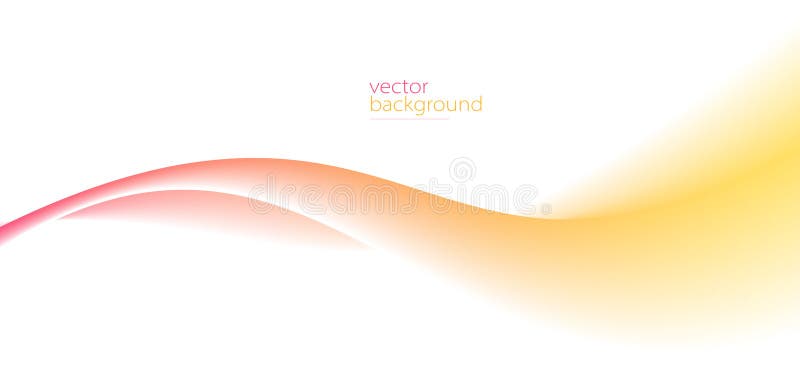 Smooth flow of wavy shape with gradient vector abstract background.