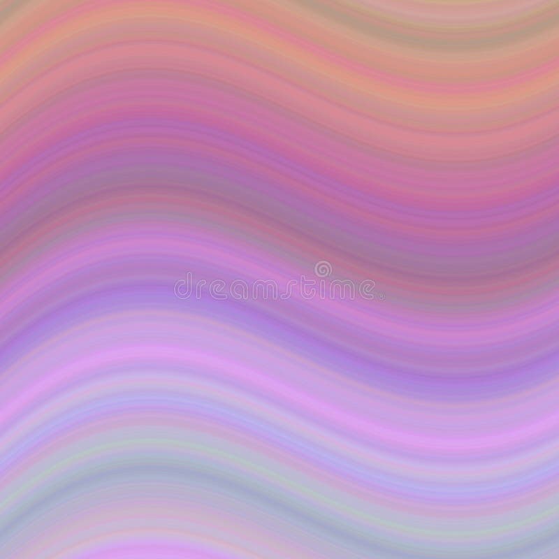 Smooth Gradient Wave Background in Pastel Tones Stock Vector