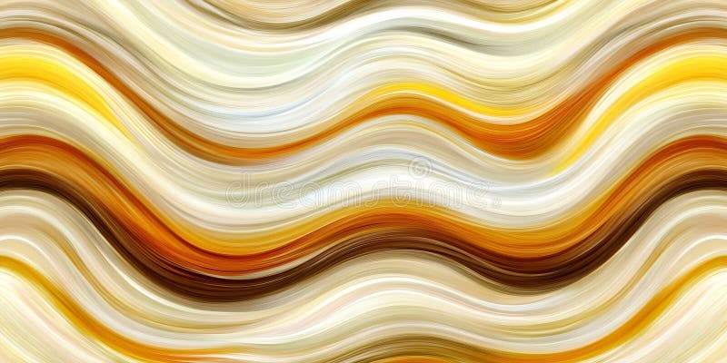 Smooth horizontal waves creating a colorful and elegant abstract background with a touch of brown and yellow royalty free stock photography