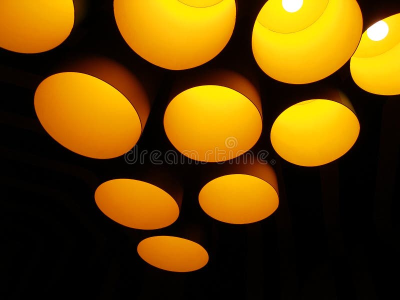 Smooth lamps royalty free stock image