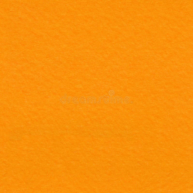 Smooth Light Orange Felt Fabric Background. Seamless Square