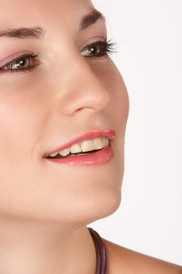 Smooth lips stock image. Image of open, young, mouth, enjoy 8460433