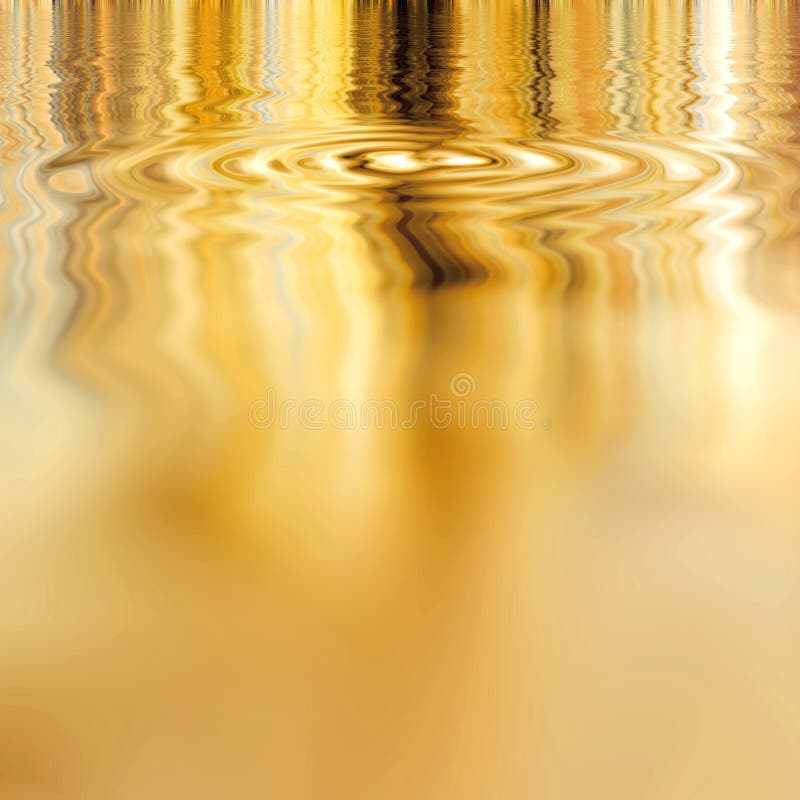 Smooth metallic liquid gold with ripples in the background and lots of copyspace. Smooth metallic liquid gold with ripples in the background and lots of copyspace.