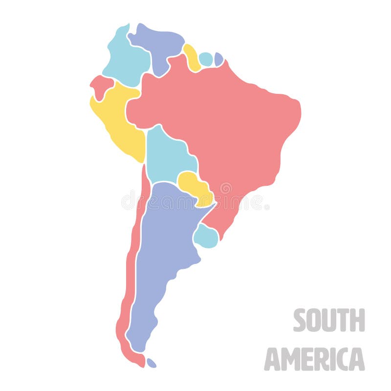 America map no labels