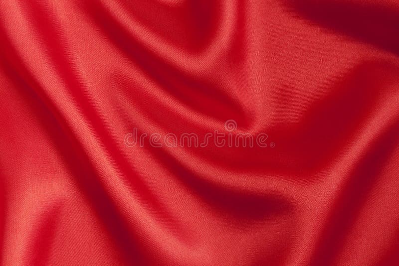 Smooth red satin background
