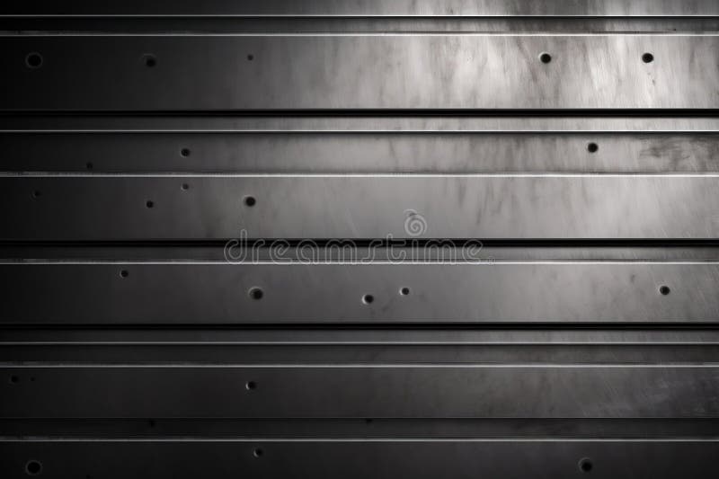 Smooth Steel Metal Surface. AI Generated Stock Illustration Illustration of background
