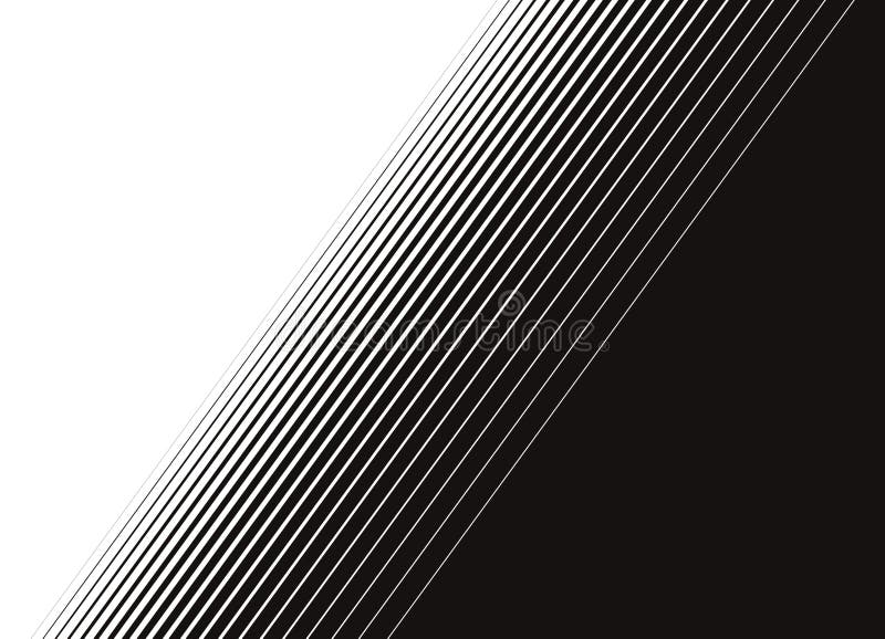 Smooth Transition from Black To White with Thin Straight Lines. Stock