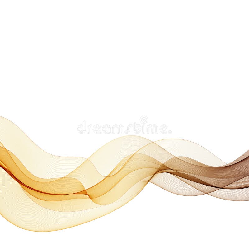 Smooth wave flow. Color wave. abstract design elements. Eps 10 stock illustration
