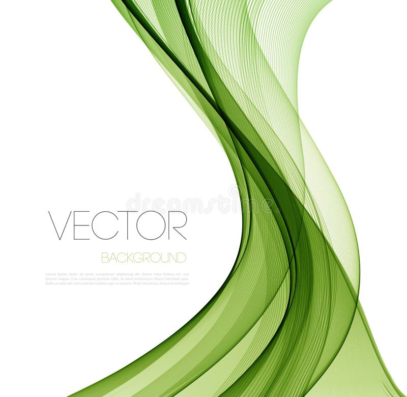 Smooth wave stream line abstract header layout stock illustration