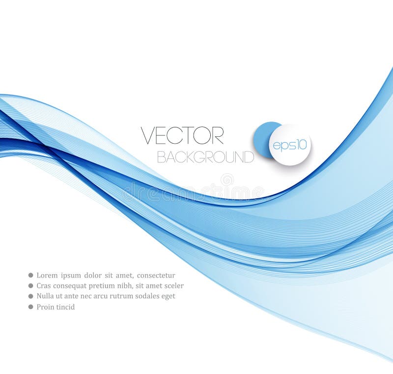 Smooth wave stream line abstract header layout vector illustration