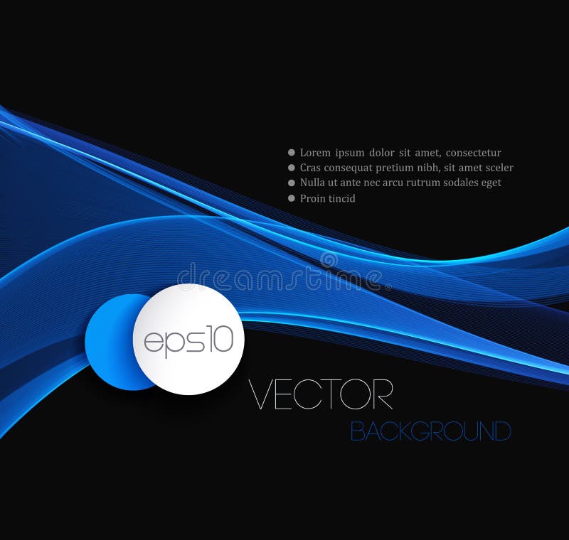 Smooth wave stream line abstract header layout royalty free illustration