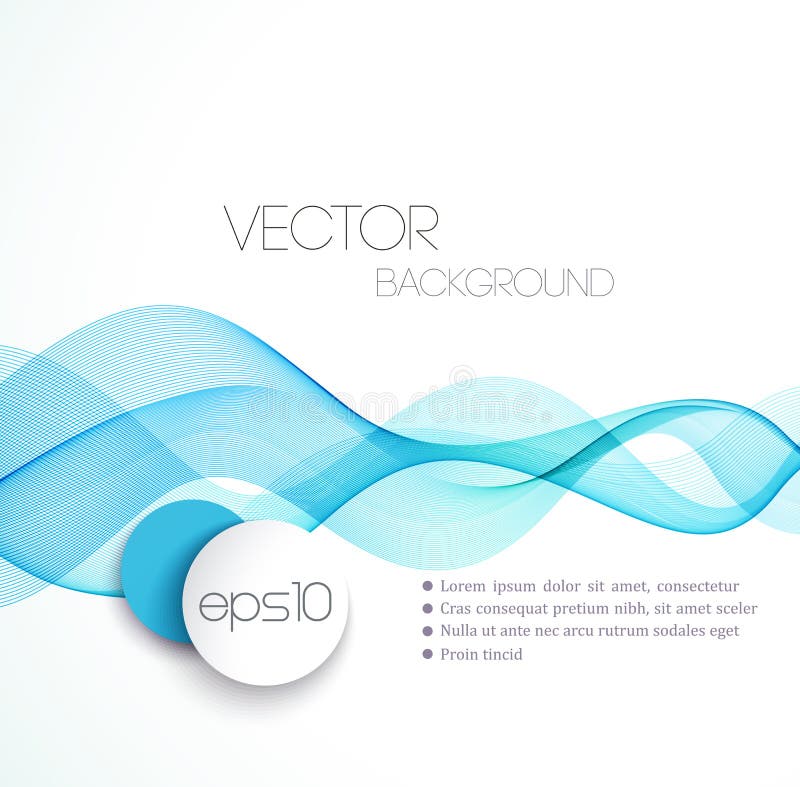 Smooth wave stream line abstract header layout royalty free illustration