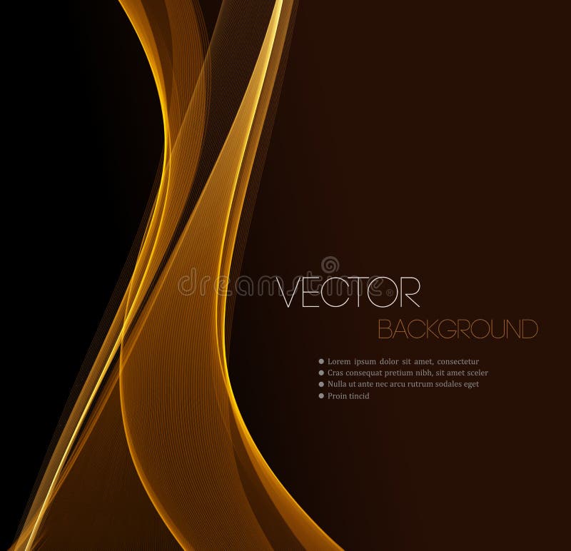 Smooth wave stream line abstract header layout stock illustration