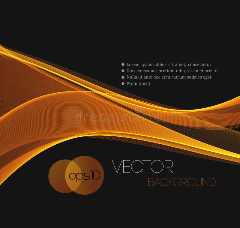 Smooth wave stream line abstract header layout royalty free illustration