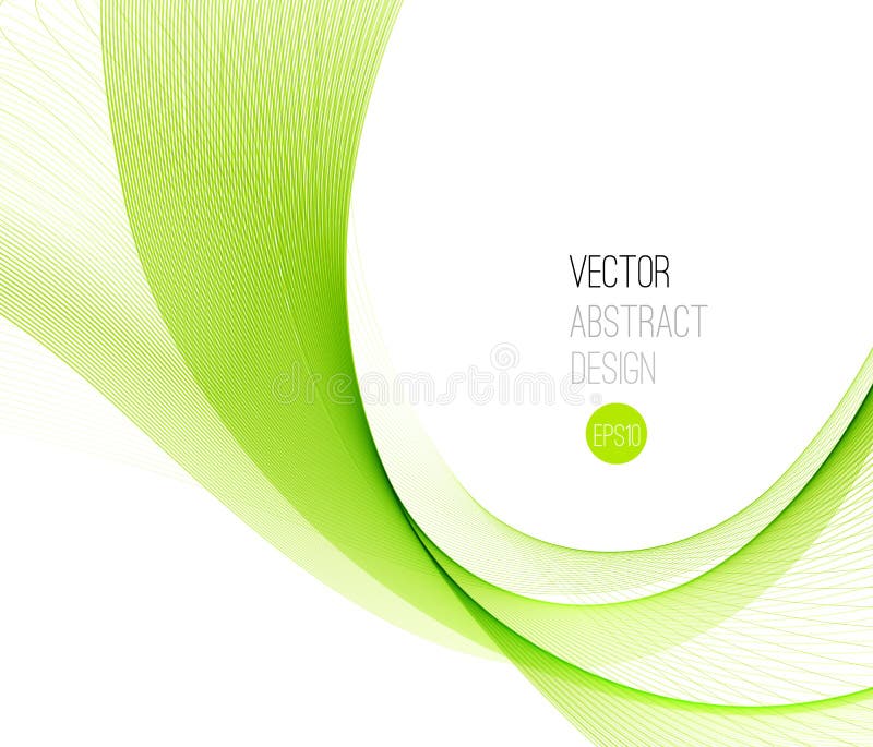 Smooth wave stream line abstract header layout stock illustration