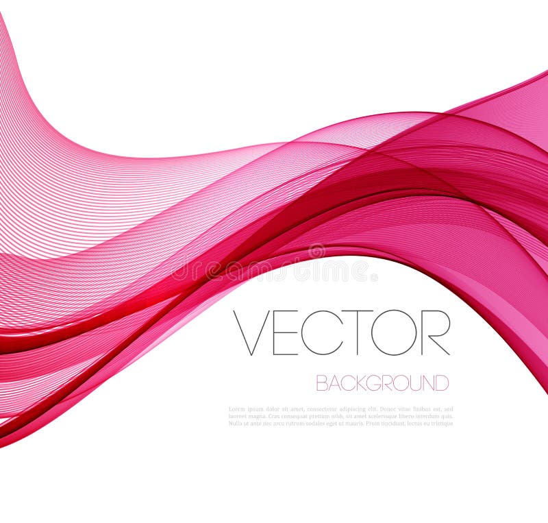 Smooth wave stream line abstract header layout vector illustration