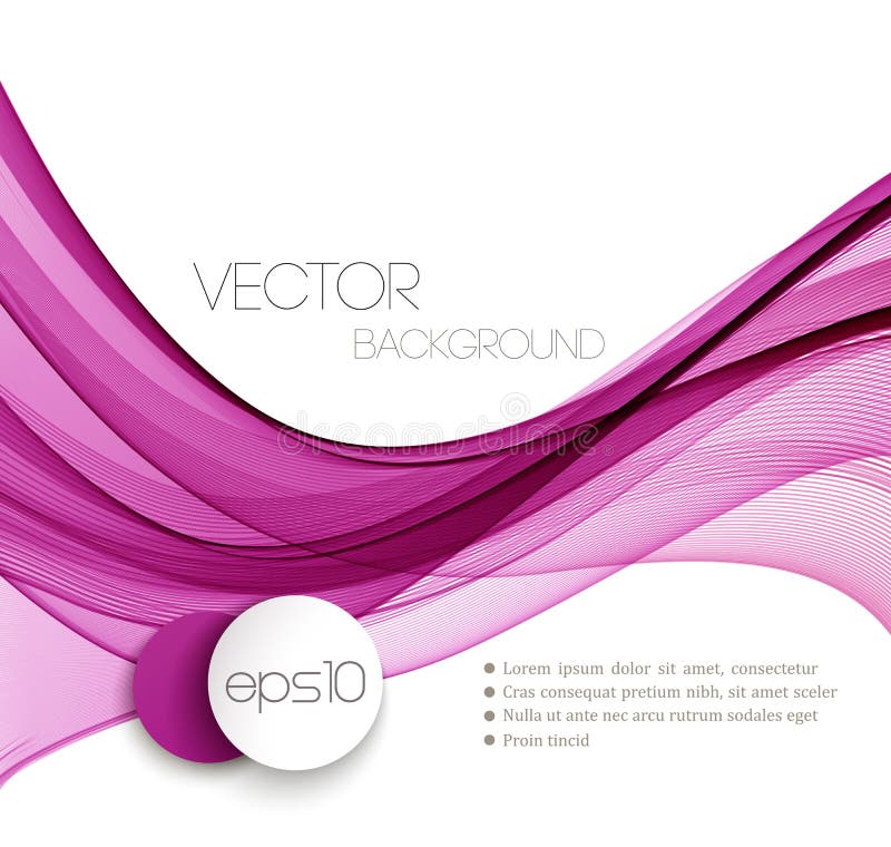 Smooth wave stream line abstract header layout royalty free illustration