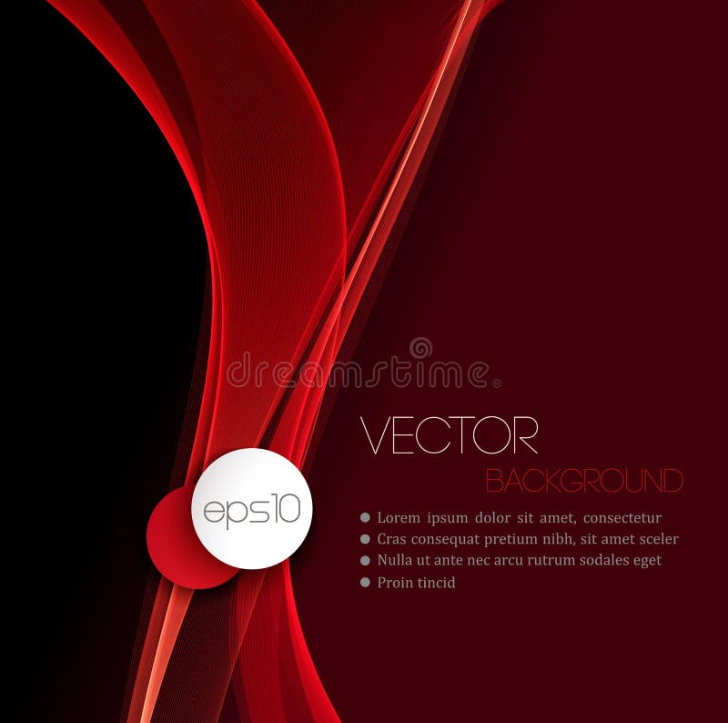 Smooth wave stream line abstract header layout stock illustration