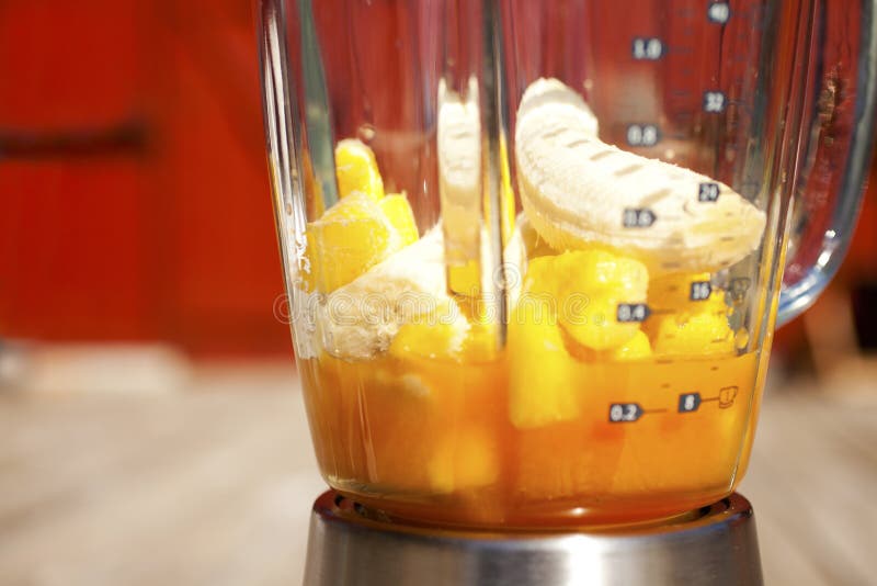 Smoothie Blending stock image. Image of five, apple, juice 14462419