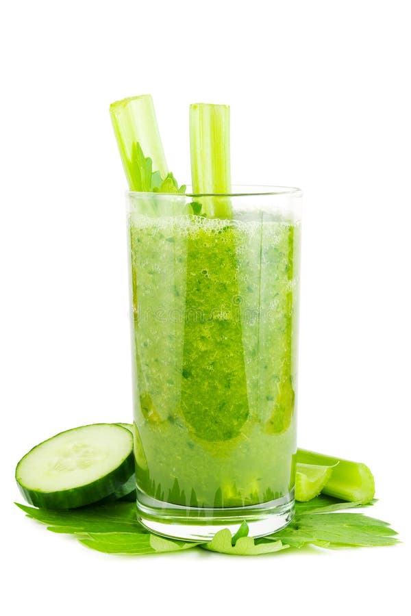 Smoothie del sedano del cetriolo immagini stock Smoothie del sedano del cetriolo immagini stock
