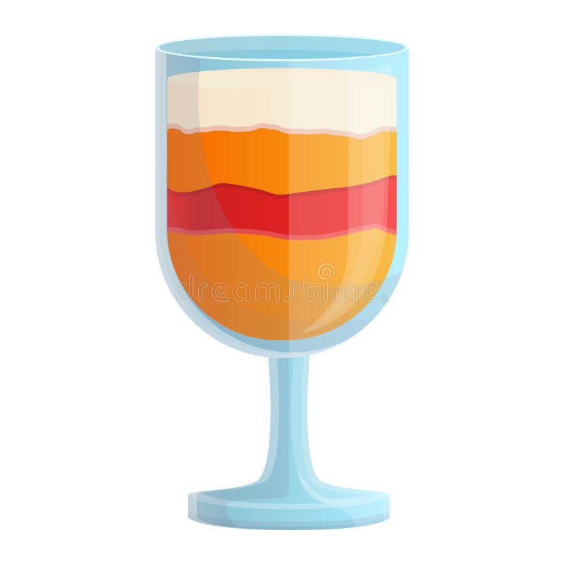 Smoothie persimmon ikona, kreskówka styl ilustracja wektor Smoothie persimmon ikona, kreskówka styl ilustracja wektor