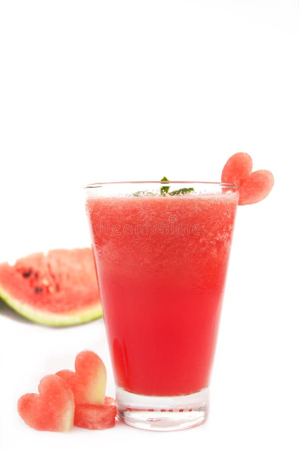 Smoothie water melon with slice water melon
