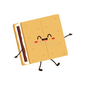S More Graham Cracker Character Chocolate Bar And Graham Crackers S More Graham Cracker Character Chocolate Bar And Graham Crackers