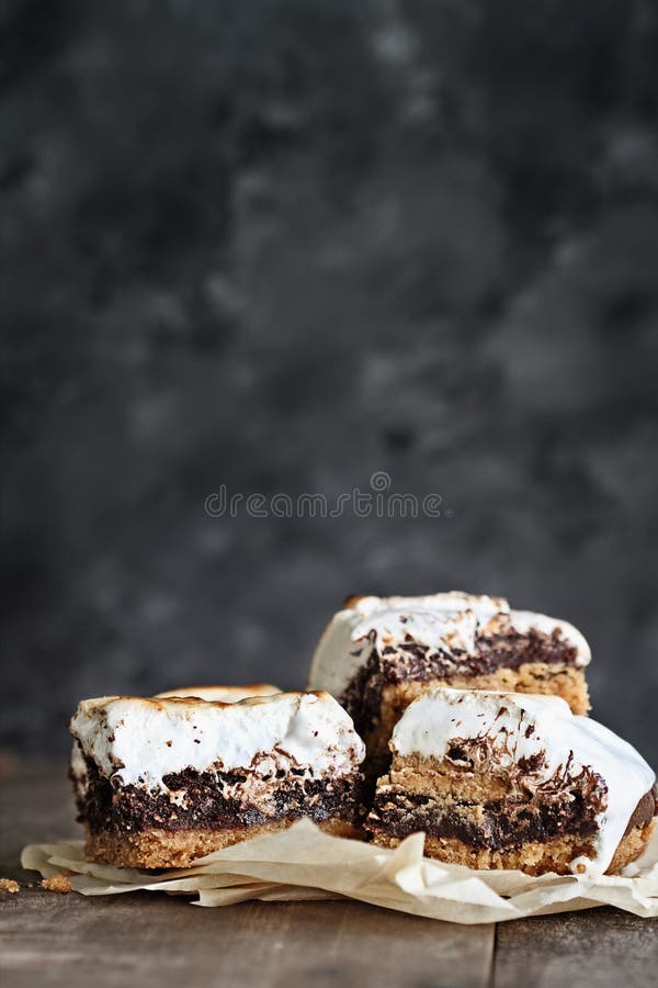 Smores Peanut Butter Brownie Bars