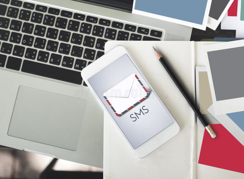 SMS Message Mail E-letter Concept royalty free stock images