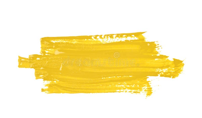 Smudged Splash of Paint Isolated Stock Photo - Image of acrylic, color ...