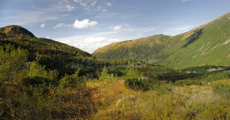 Smutna dolina in West Tatra mountains