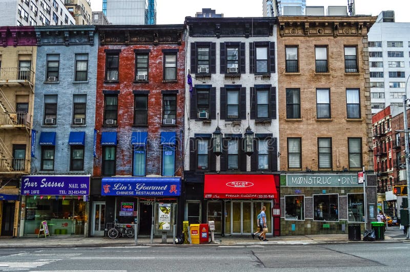 Små och medelstora företag New York City arkivfoton Små och medelstora företag New York City arkivfoton