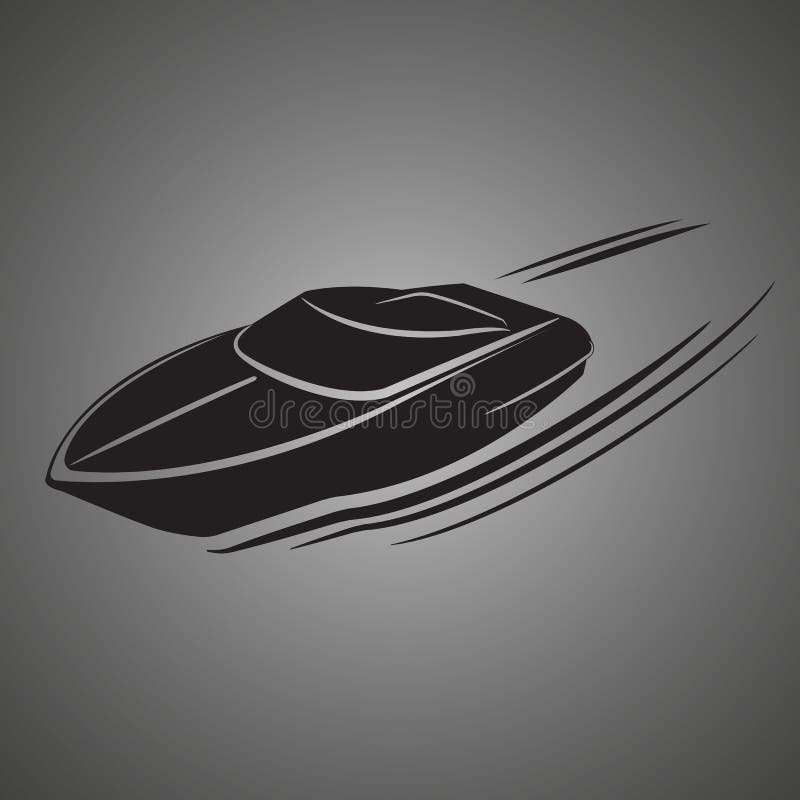 Snabb motorbåt isolerad vektorillustration Lyxigt och dyrt fartyg stock illustrationer Snabb motorbåt isolerad vektorillustration Lyxigt och dyrt fartyg stock illustrationer
