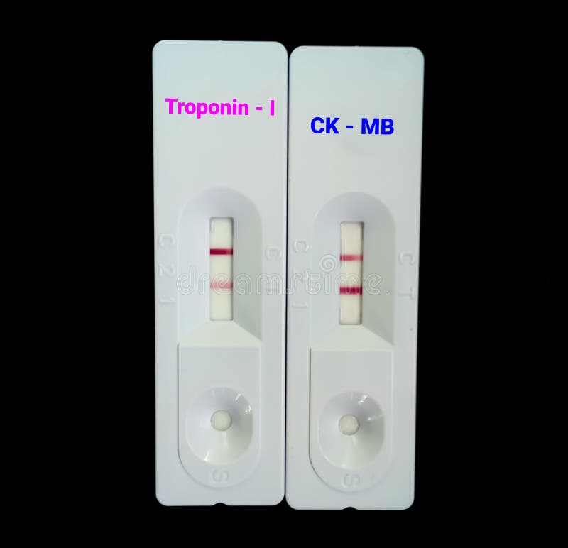 Snabbtestenhet eller kassett för troponin i- och ck mb-test