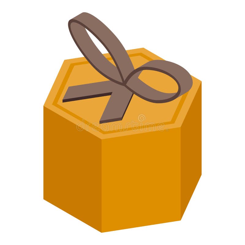 Snack Box Icon Isometric Vector. Pack Candy Stock Illustration