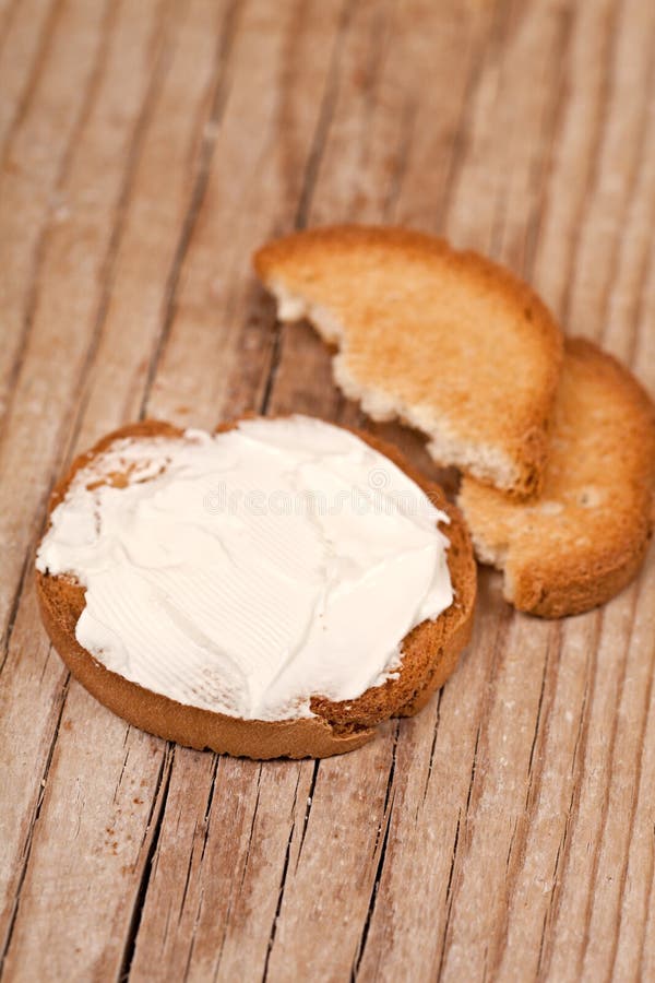 Snack Crackers with Cream Cheese Stock Photo Image of cream, cooking