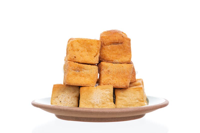 Snack And Dessert, Chinese Traditional Deep Fried Tofu Or Fried Stock