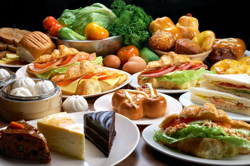 Snack food stock image. Image of dessert, cream, banquet 13577351