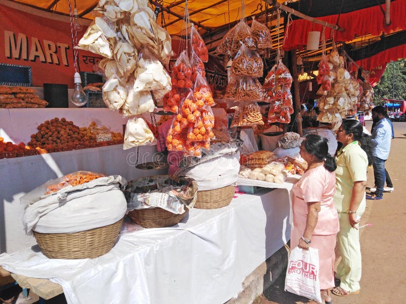 Snack in Market, Old Goa, India Editorial Stock Photo Image of jesus