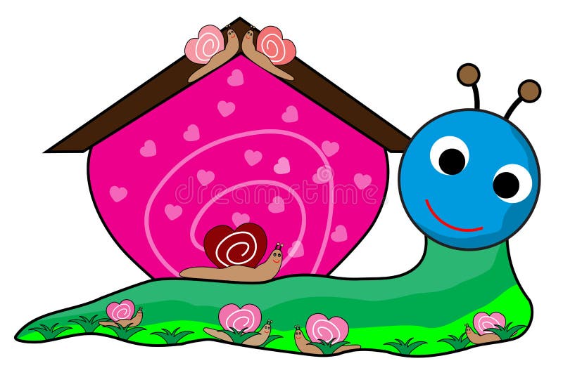 Snail House Stock Vector Image 40430950