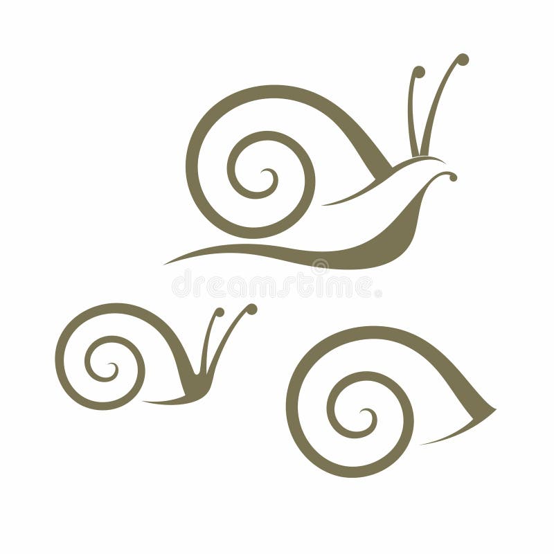 Snail royalty free illustration Snail royalty free illustration