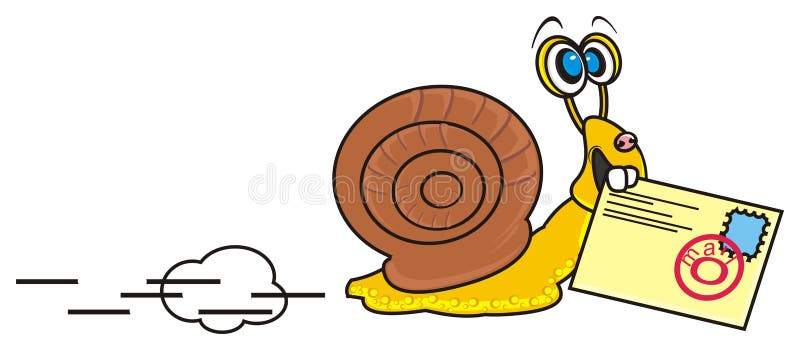 snail mail clipart