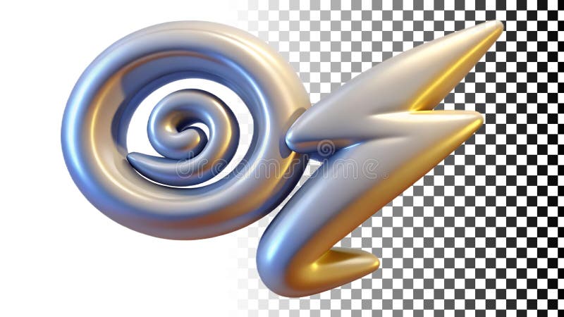 Snail shell swirl, nature pattern and spiral design icon png transparent image Generative AI vector illustration