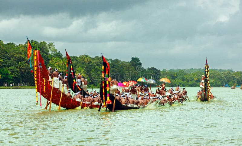 snake boat races of kerala editorial photo. image of local