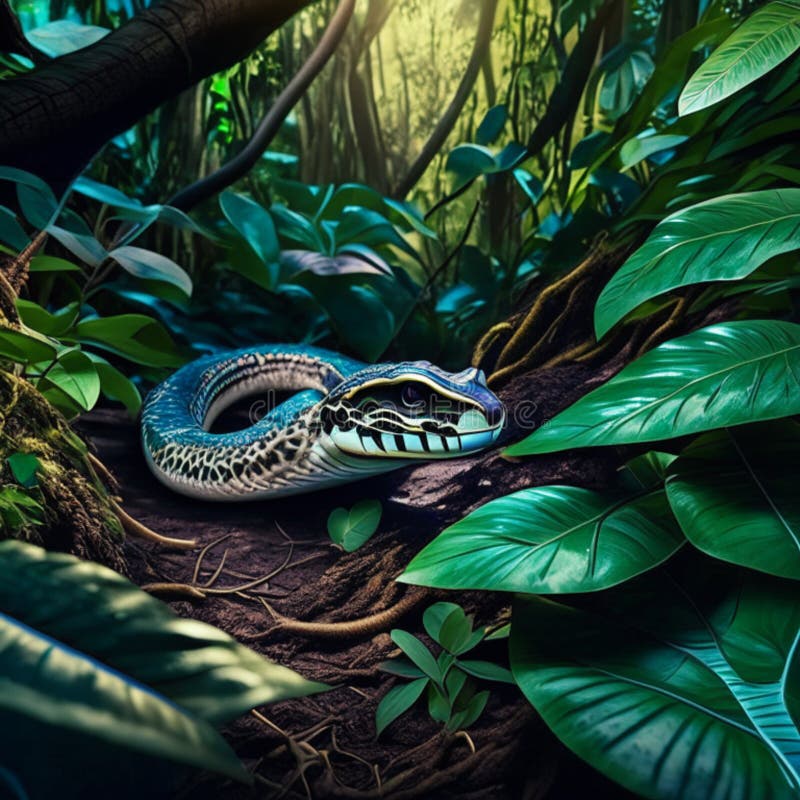 Snake 3d illustration Stock Photo by ©julos 4397060