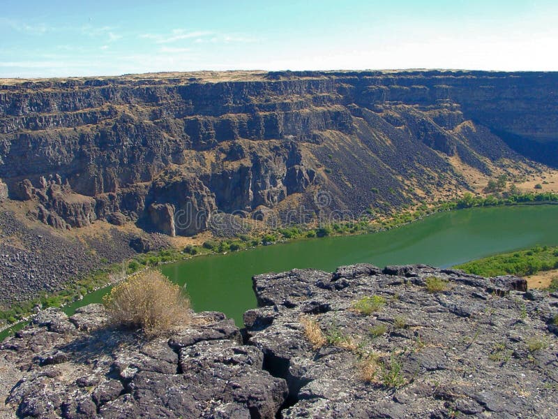 Snake River Canyon stock image. Image of sand, canyon, desert 18599