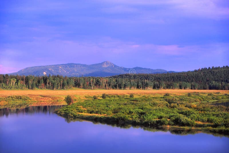 Snake River Wyoming stock image. Image of environmental 18073445